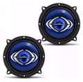 Alto Falante Quadriaxial Hurricane 5 Polegadas Cm5 130w Par Azul