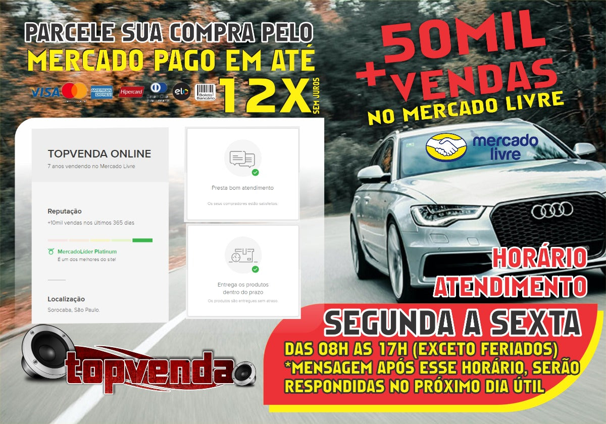 Hurricane Quadriaxial Cm4 110w Par Auto Falante 4 Polegadas Preto