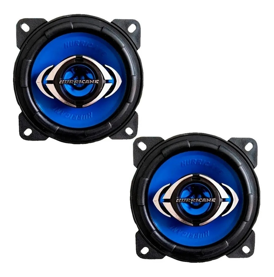 Hurricane Quadriaxial Cm4 110w Par Auto Falante 4 Polegadas Preto