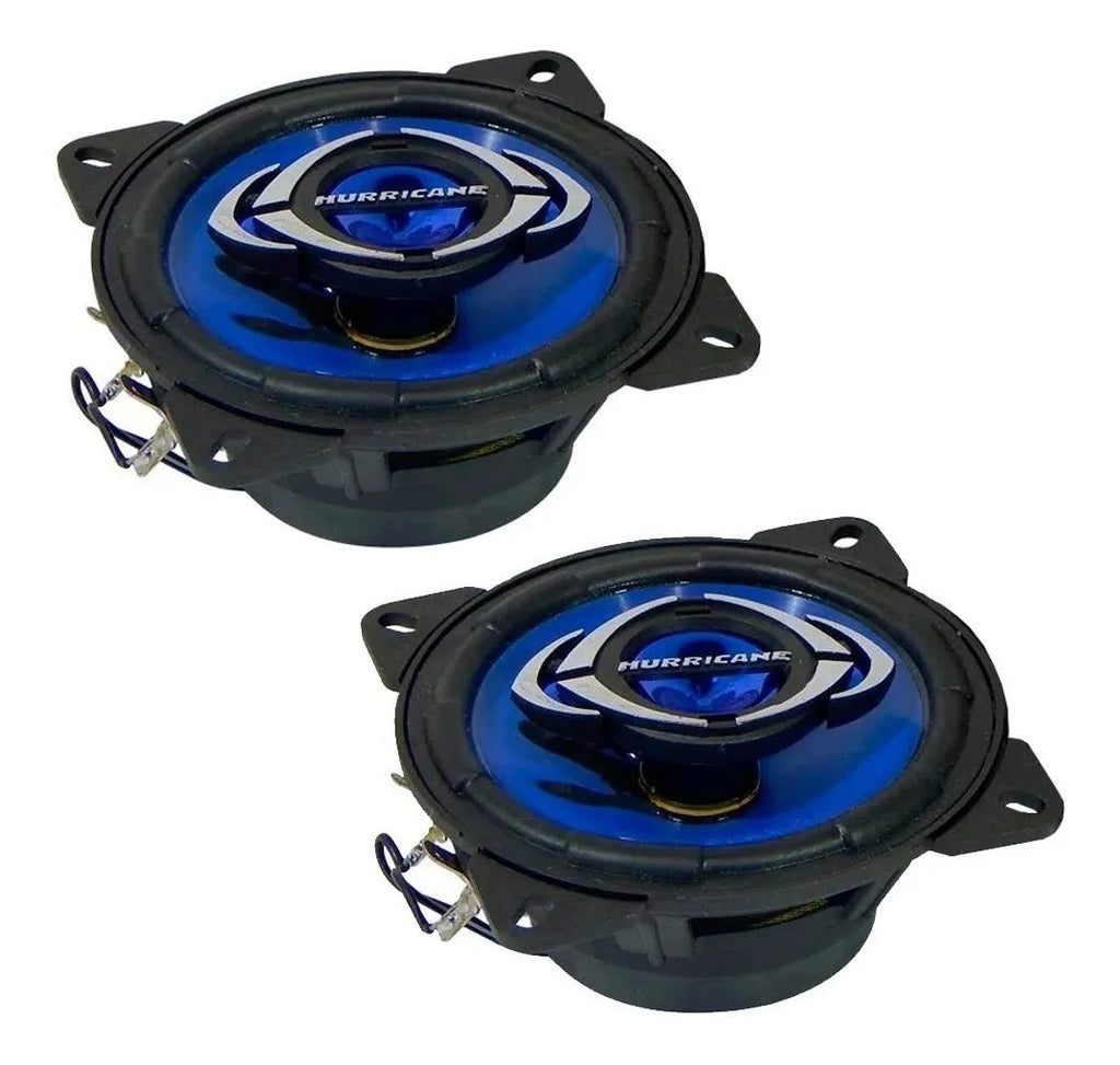 Hurricane Quadriaxial Cm4 110w Par Auto Falante 4 Polegadas Preto