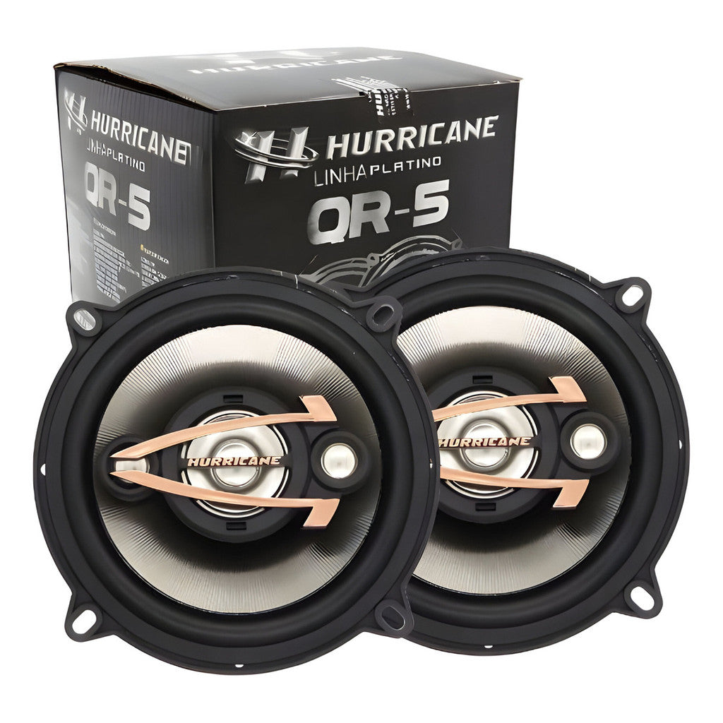 Par Alto Falante Hurricane Quadriaxial 5 Polegadas Qr5 160w