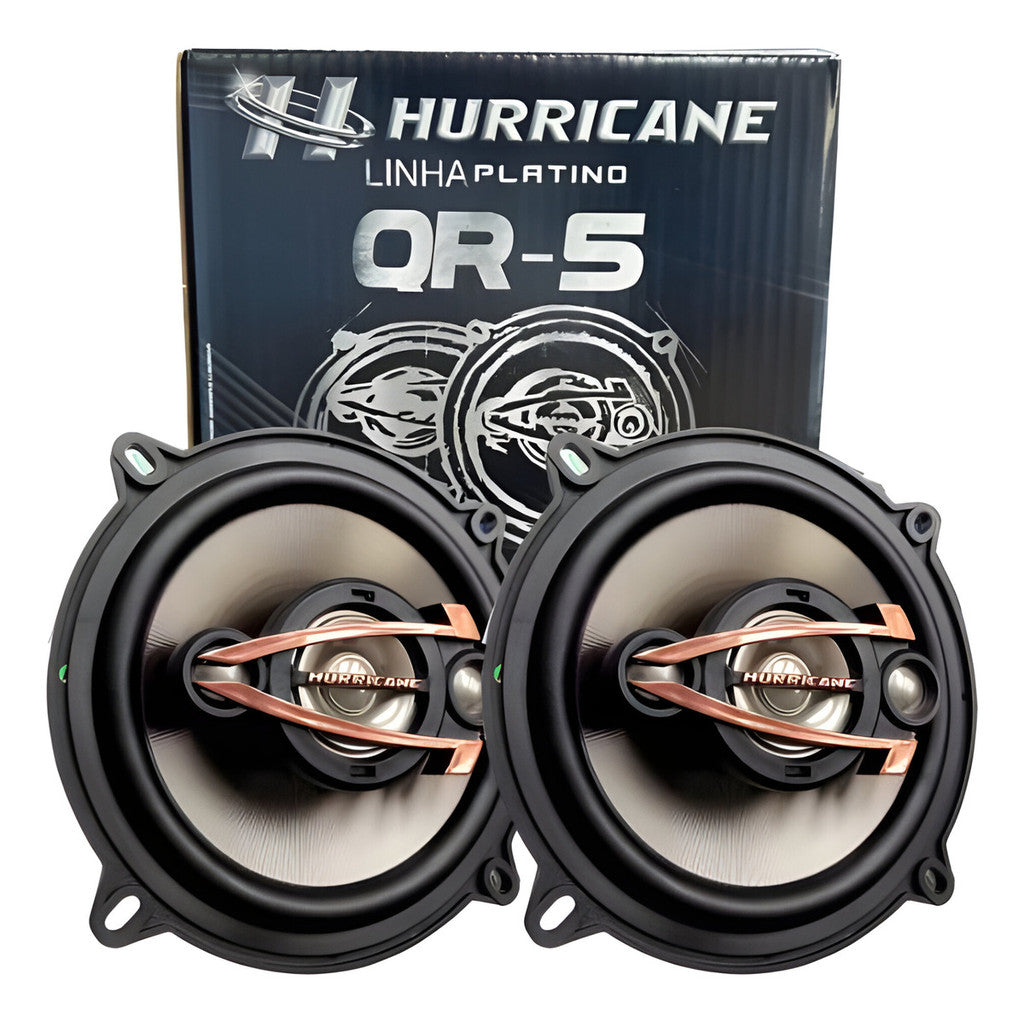 Par Alto Falante Hurricane Quadriaxial 5 Polegadas Qr5 160w