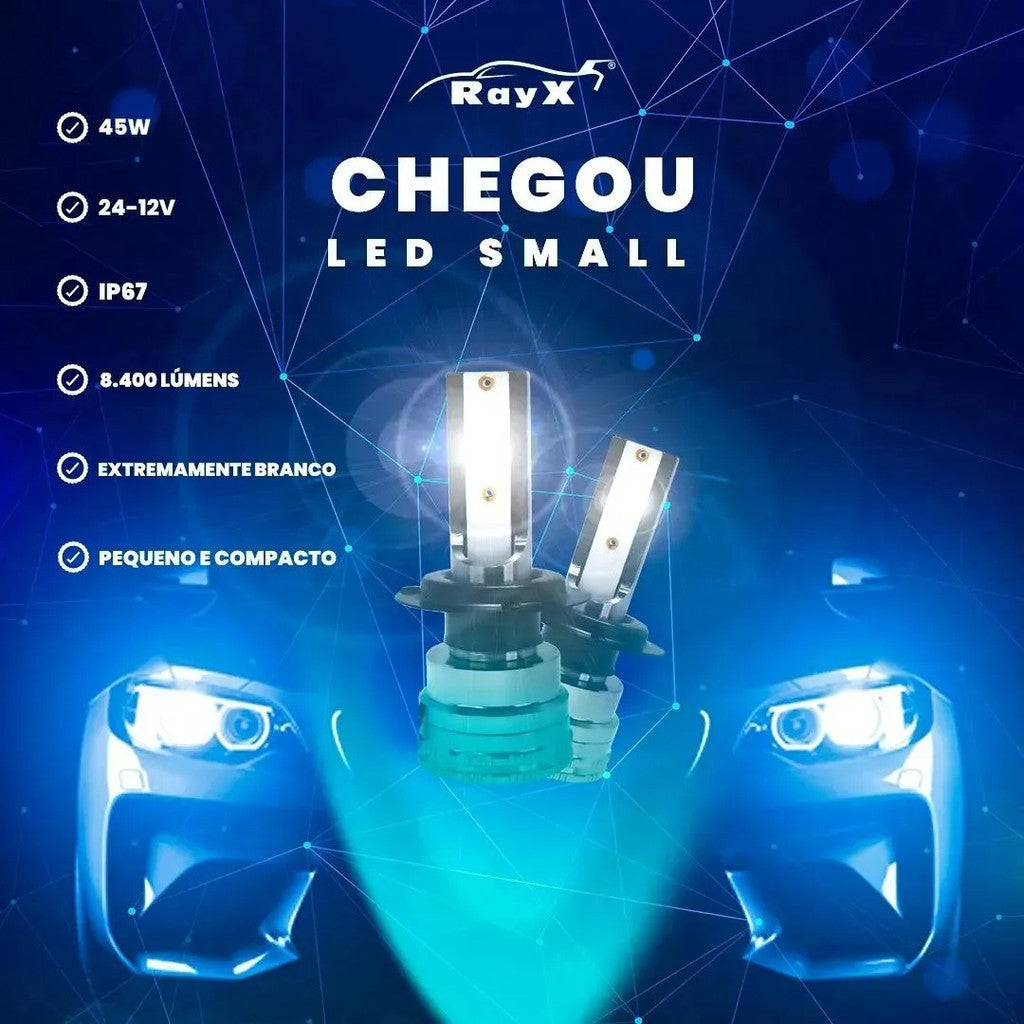 Led Rayx Small H1 H3 H4 H7 H16 H27 Hb3 Hb4