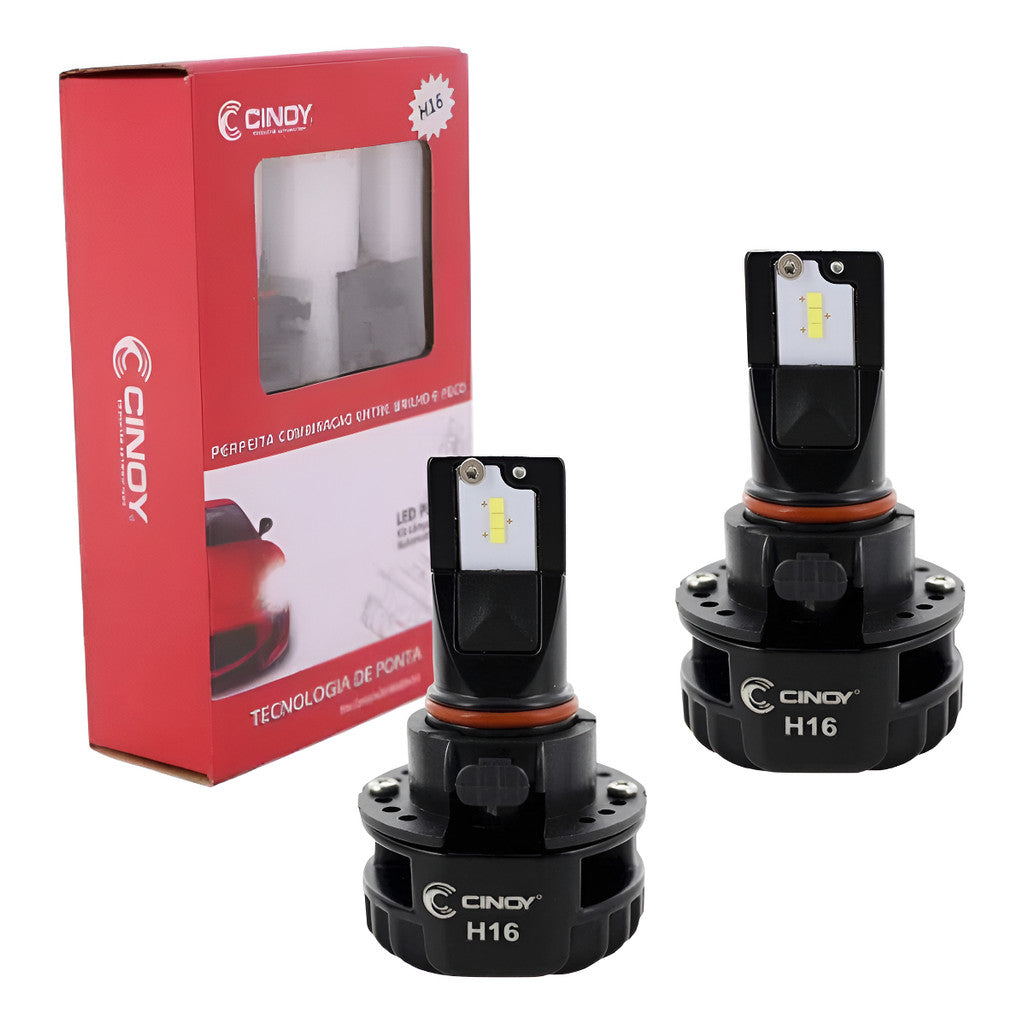 Cinoy Kit Lampada Super Led Plus 6500k 12v/24v 6000 Lumens