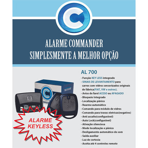 Alarme Automotivo Al700 Commander