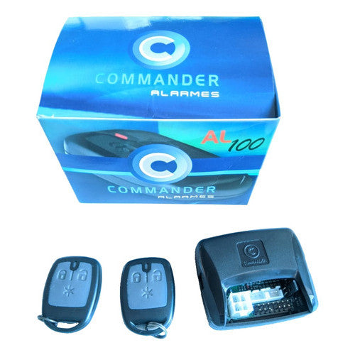 Alarme Automotivo Universal Commander Al100 Com 2 Controles